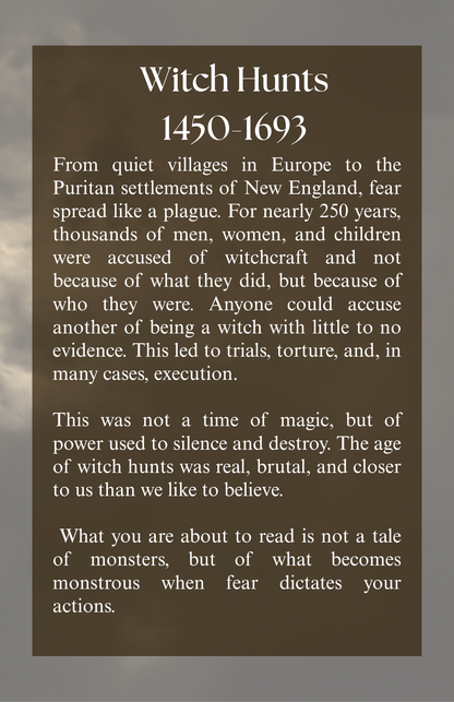 Salem Witch Trials with novel